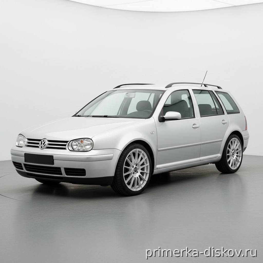 Примерка дисков на VOLKSWAGEN Golf IV Wagon 1999-2006