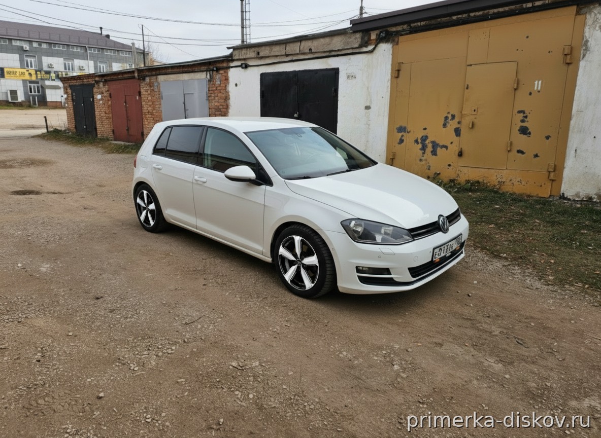 Примерка дисков на VOLKSWAGEN Golf VII Hatchback 2012-2016