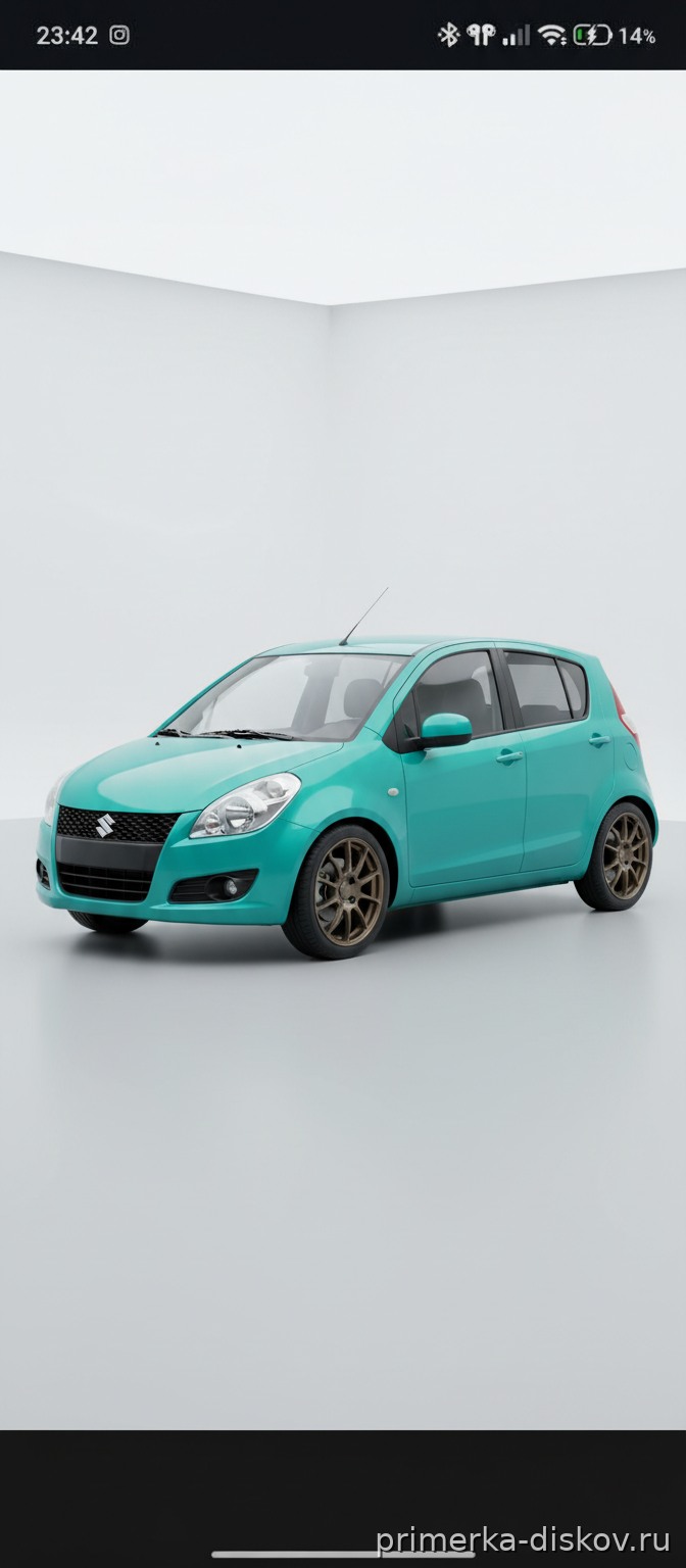 Примерка дисков на SUZUKI Splash EX 2008-2016