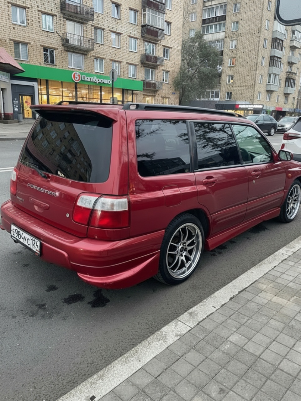 Примерка дисков на SUBARU Forester I (SF) Wagon 1997-2002