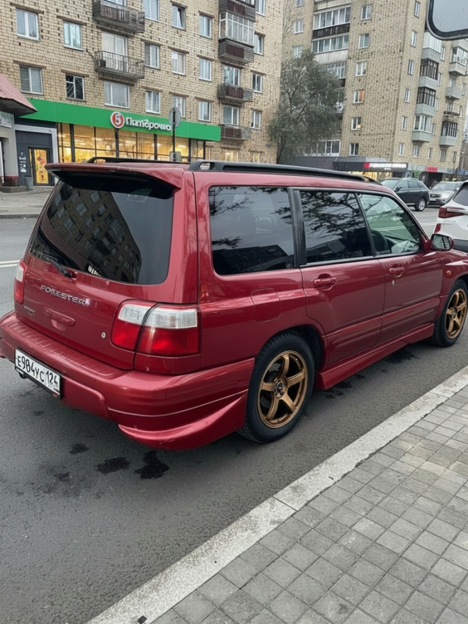 Примерка дисков на SUBARU Forester I (SF) Wagon 1997-2002