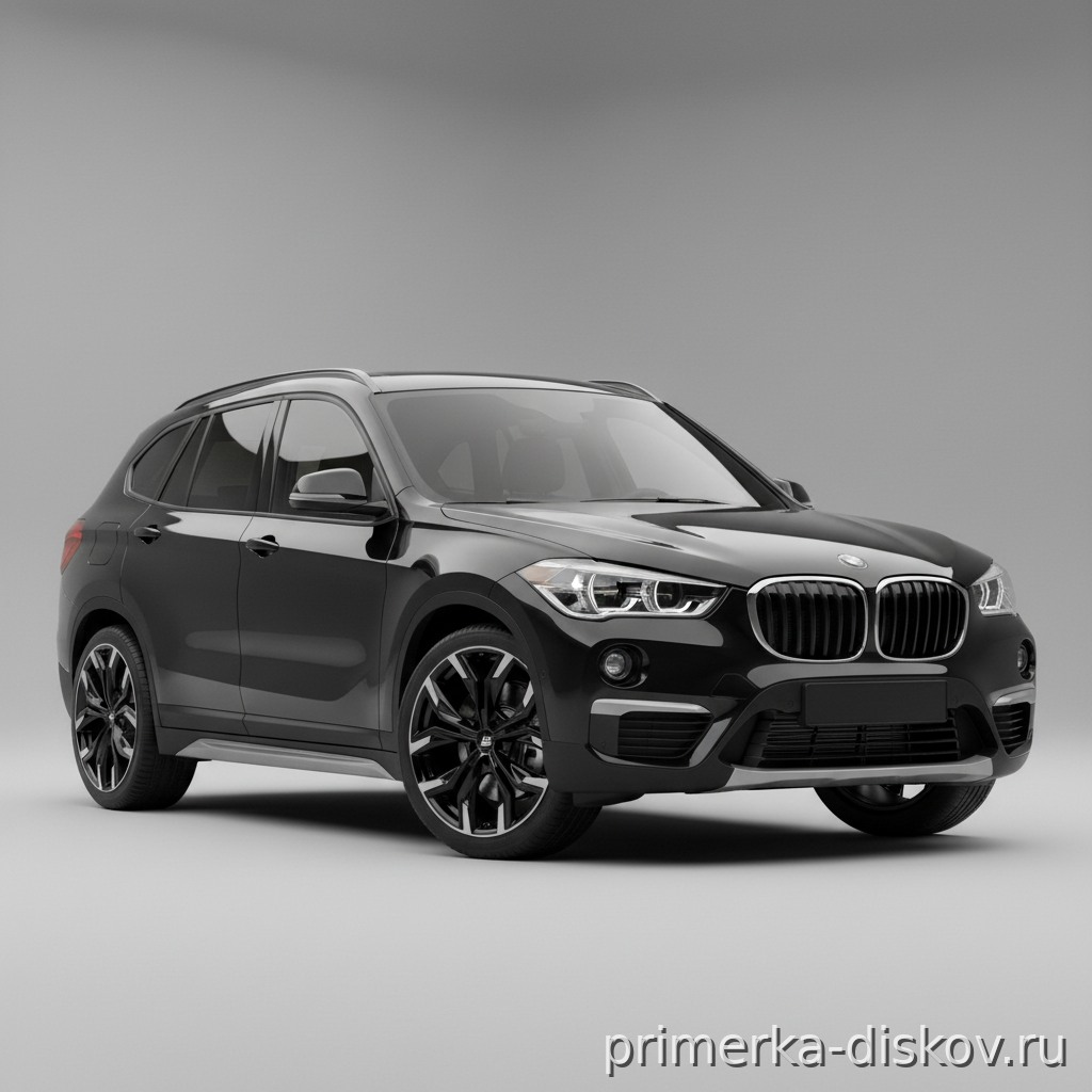 Примерка дисков на BMW X1 F48 2015-2022
