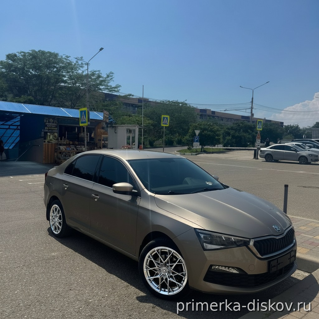 Примерка дисков на SKODA Rapid II Liftback 2020-2023