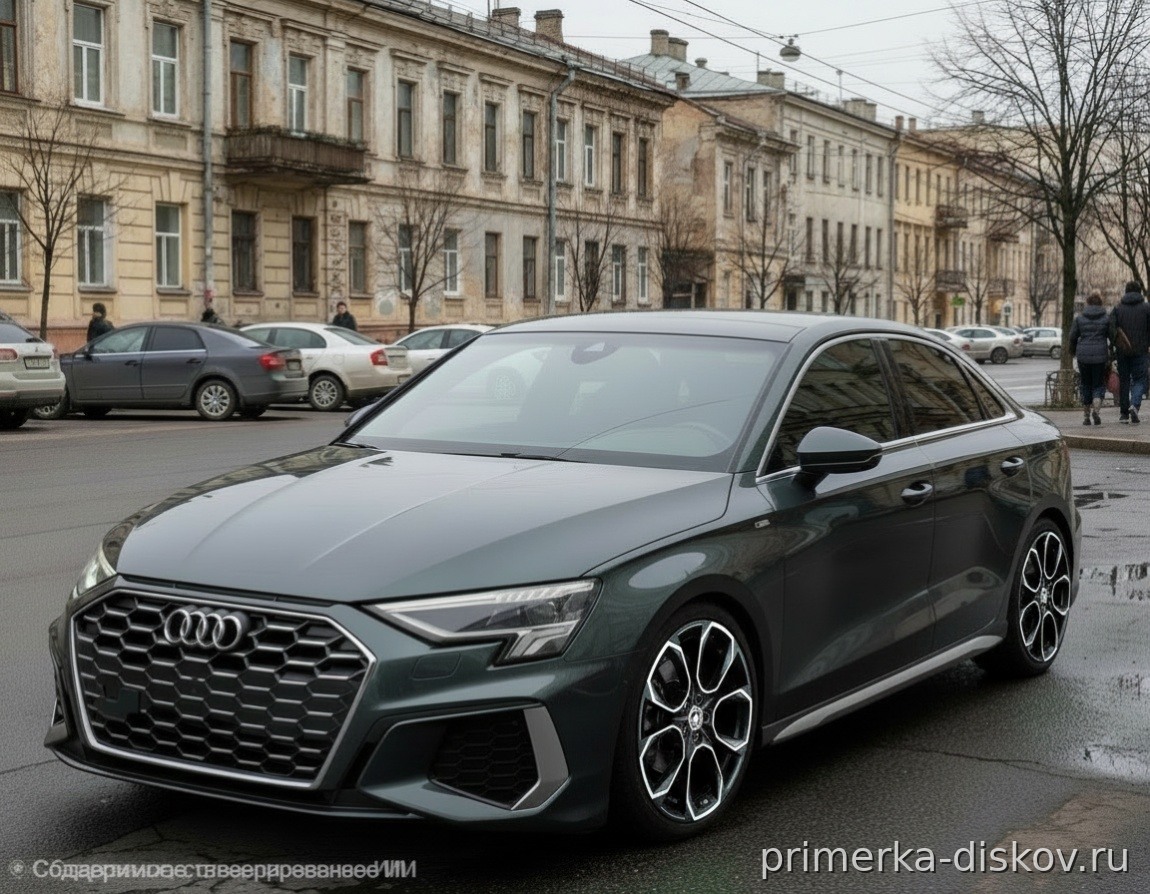 Примерка дисков на AUDI A3 IV (8Y) Sedan 2021-2026
