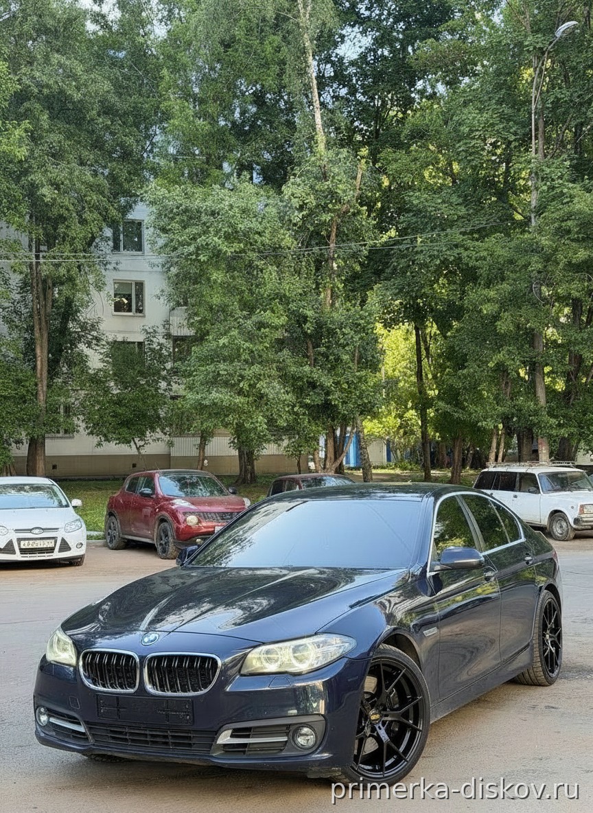 Примерка дисков на BMW 5-series F10 Sedan 2010-2017