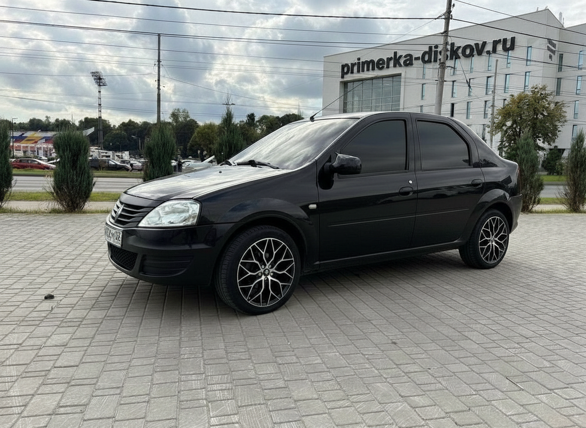 Примерка дисков на RENAULT Logan I Sedan 2004-2015