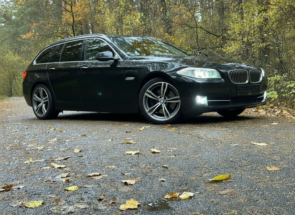 Примерка дисков на BMW 5-series F11 Touring 2010-2016