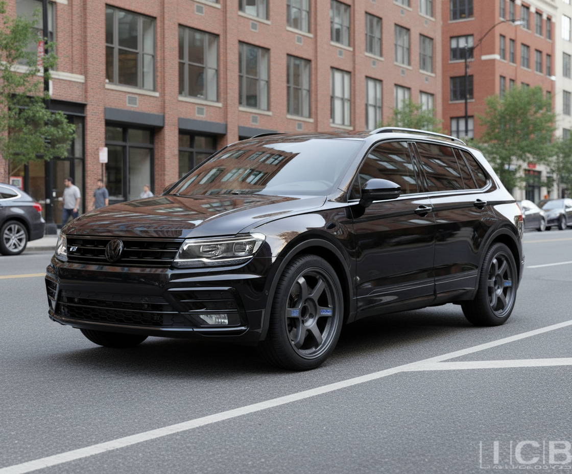 Примерка дисков на VOLKSWAGEN Tiguan II SUV 2016-2026