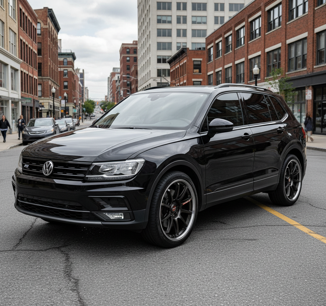 Примерка дисков на VOLKSWAGEN Tiguan II SUV 2016-2026