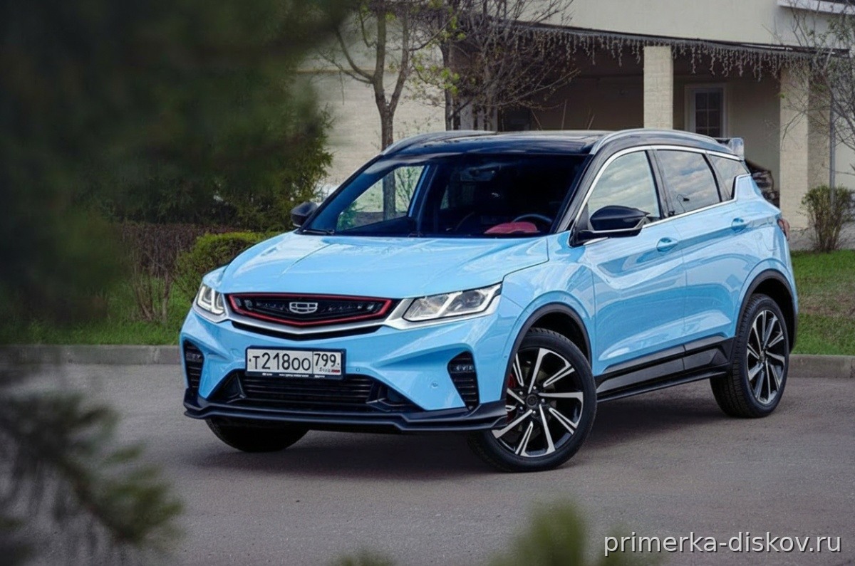 Примерка дисков на GEELY Coolray SUV 2020-2025
