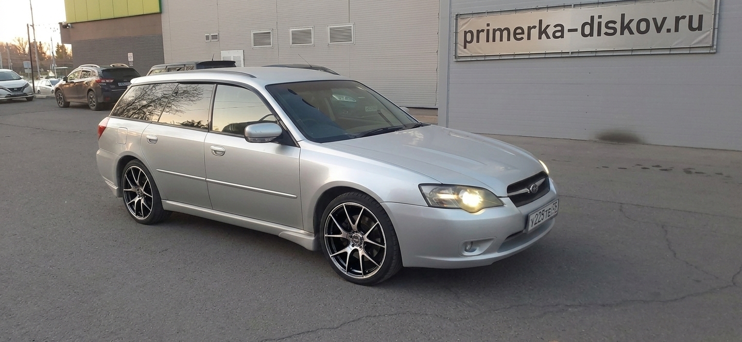 Примерка дисков на SUBARU Legacy IV (BP) Wagon 2003-2009
