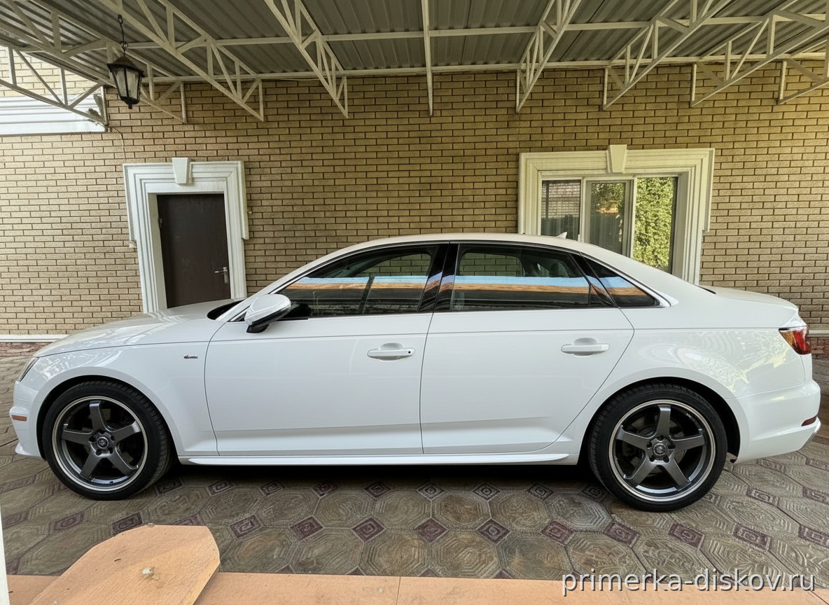 Примерка дисков на AUDI A4 V (B9) Sedan 2015-2020