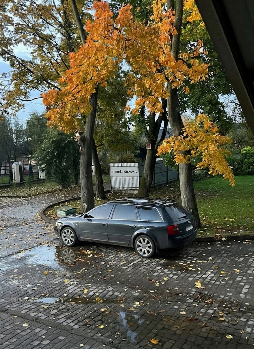 Примерка дисков на AUDI A6