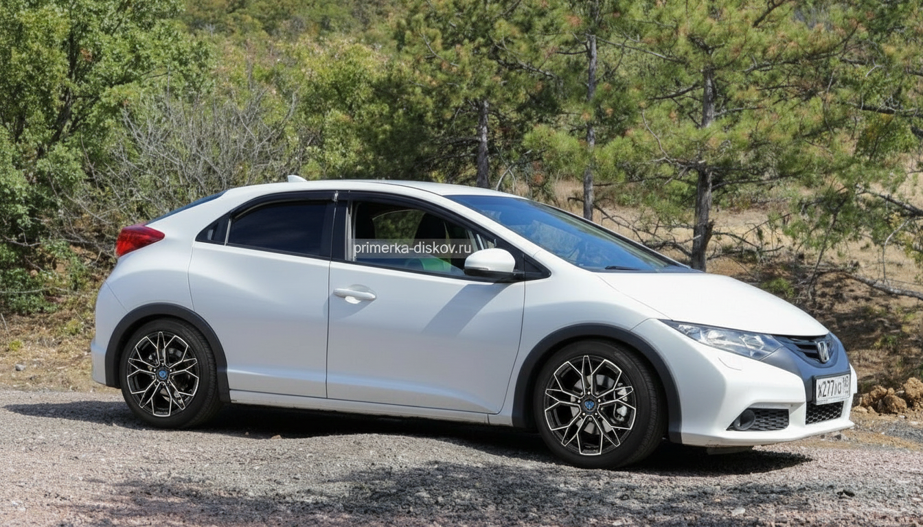 Примерка дисков на HONDA Civic IX Hatchback 2012-2016