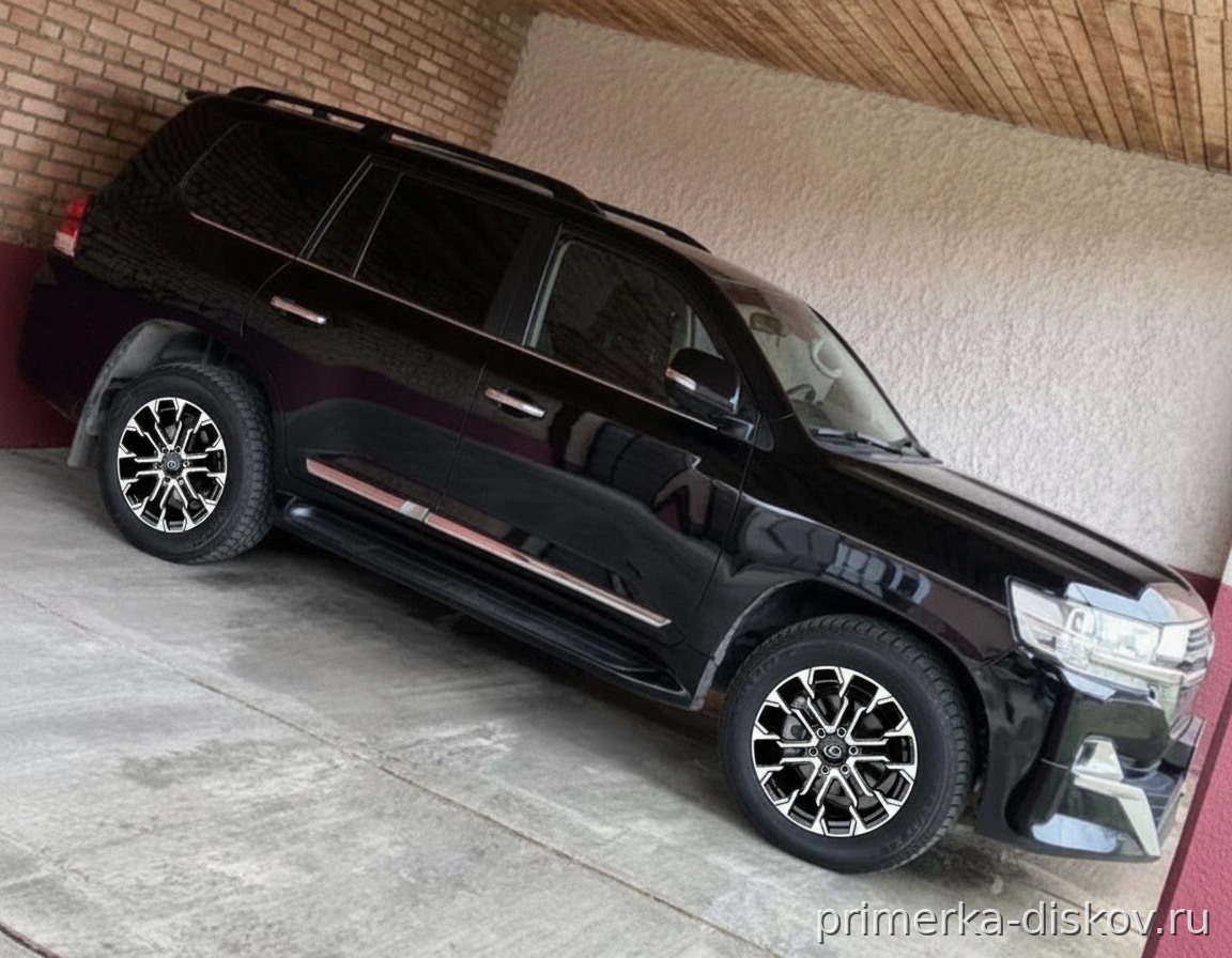 Примерка дисков на TOYOTA Land Cruiser 70