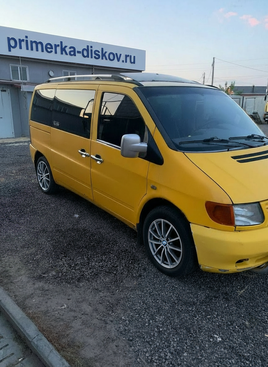 Примерка дисков на MERCEDES Vito W638 1996-2003