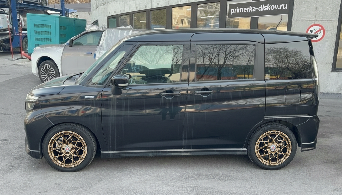 Примерка дисков на SUZUKI Solio