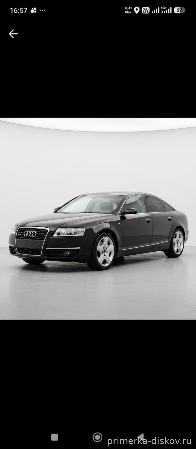 Примерка дисков на AUDI A6 III (C6) Sedan 2004-2011