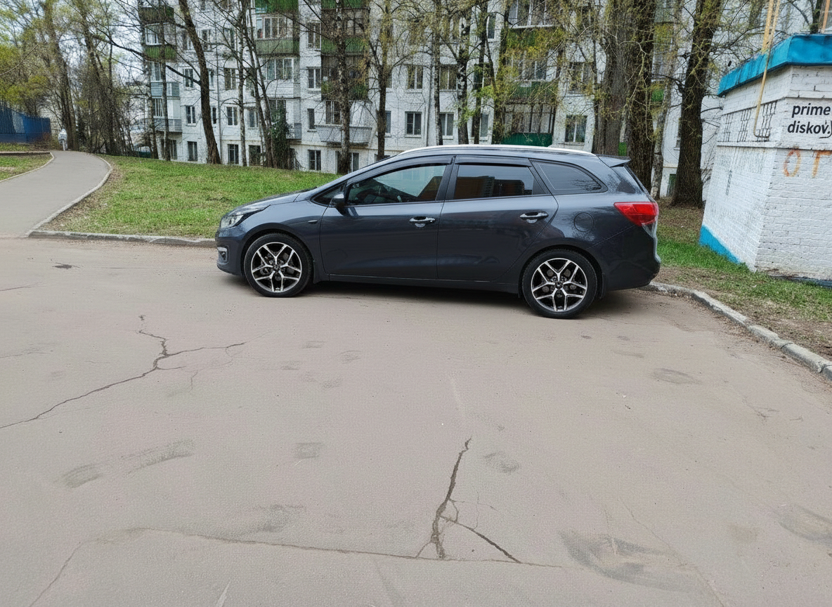 Примерка дисков на KIA Ceed