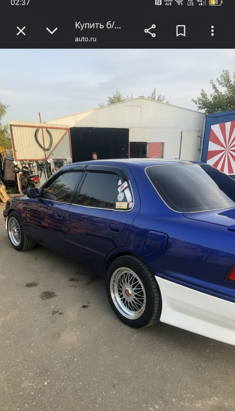 Примерка дисков на TOYOTA Camry XV20 Sedan 1996-2001