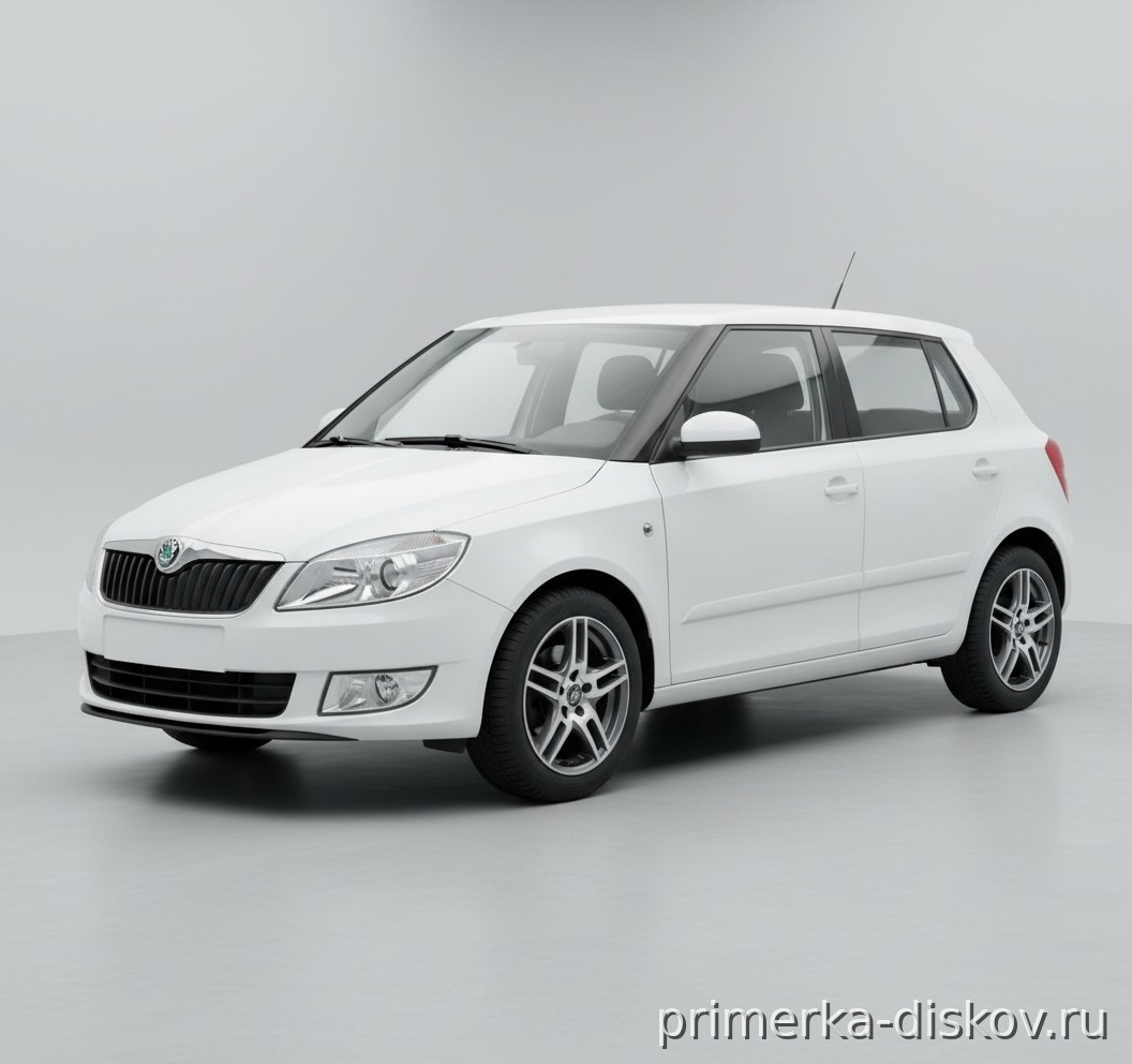Примерка дисков на SKODA Fabia II/Restyling Hatchback 2010-2014