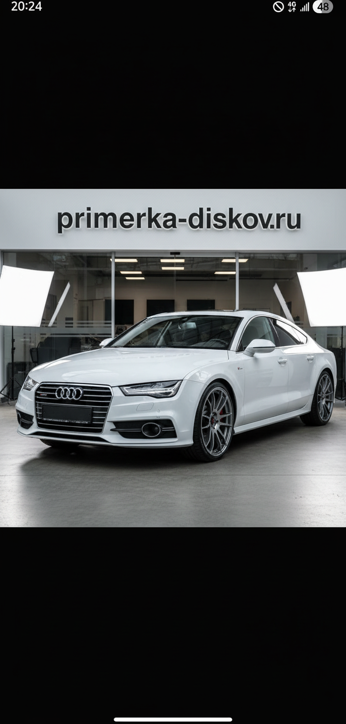 Примерка дисков на AUDI A7 I (4G) Sportback 2010-2018