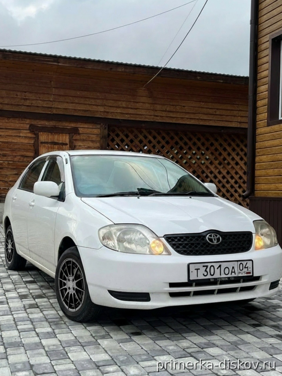 Примерка дисков на TOYOTA Corolla IX Sedan 2002-2007