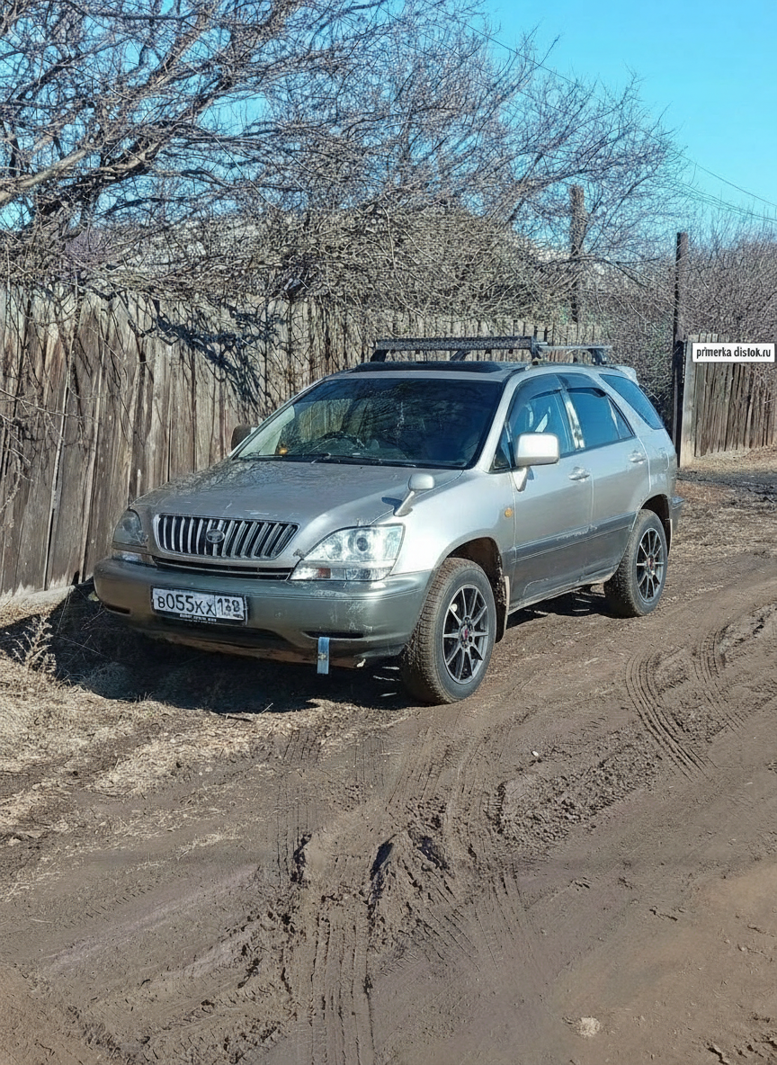 Примерка дисков на TOYOTA Harrier