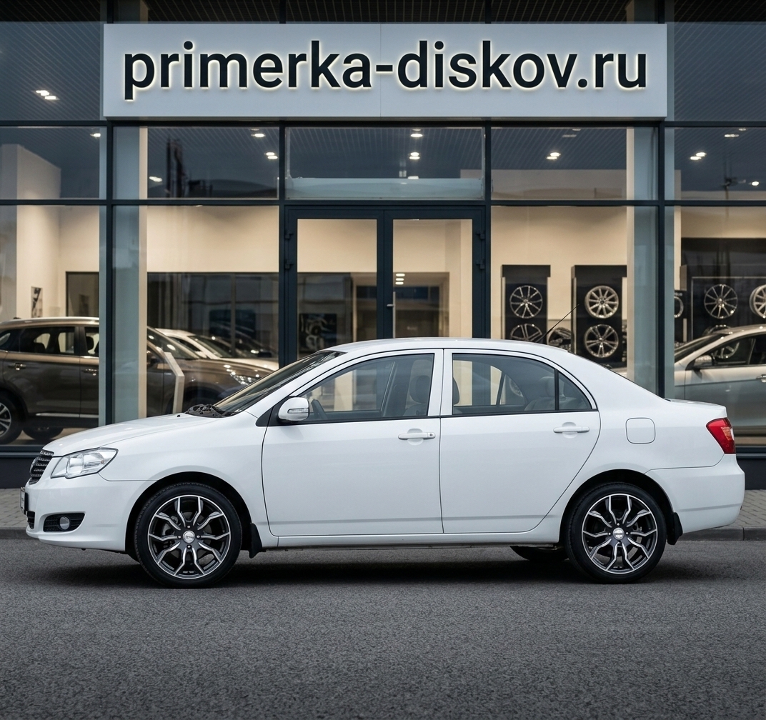 Примерка дисков на GEELY FC/Vision Sedan 2006-2011