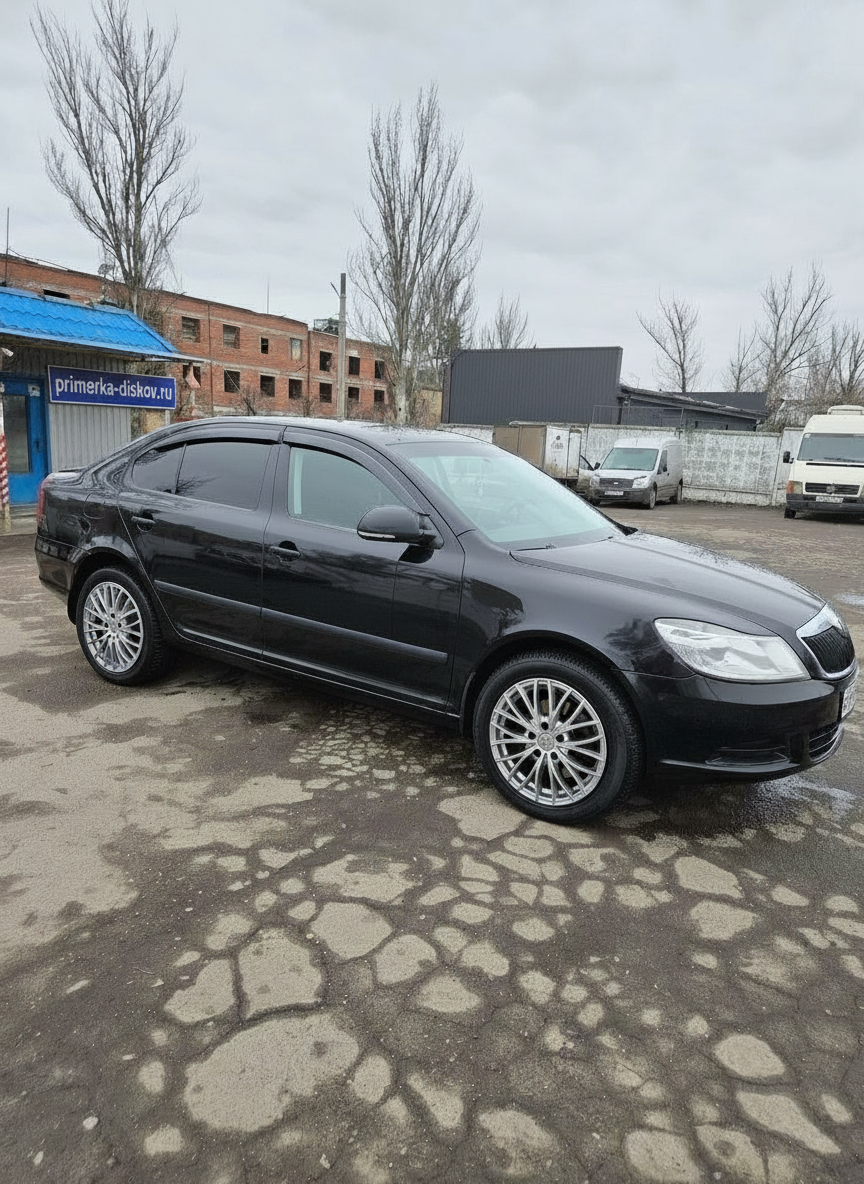 Примерка дисков на SKODA Octavia II (A5) Liftback 2004-2013
