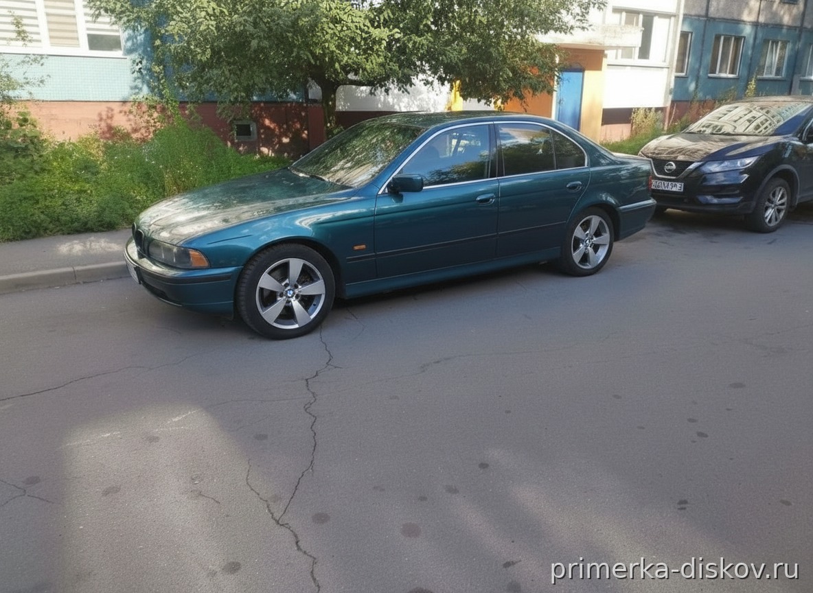 Примерка дисков на BMW 5-series E39 Sedan 1996-2003