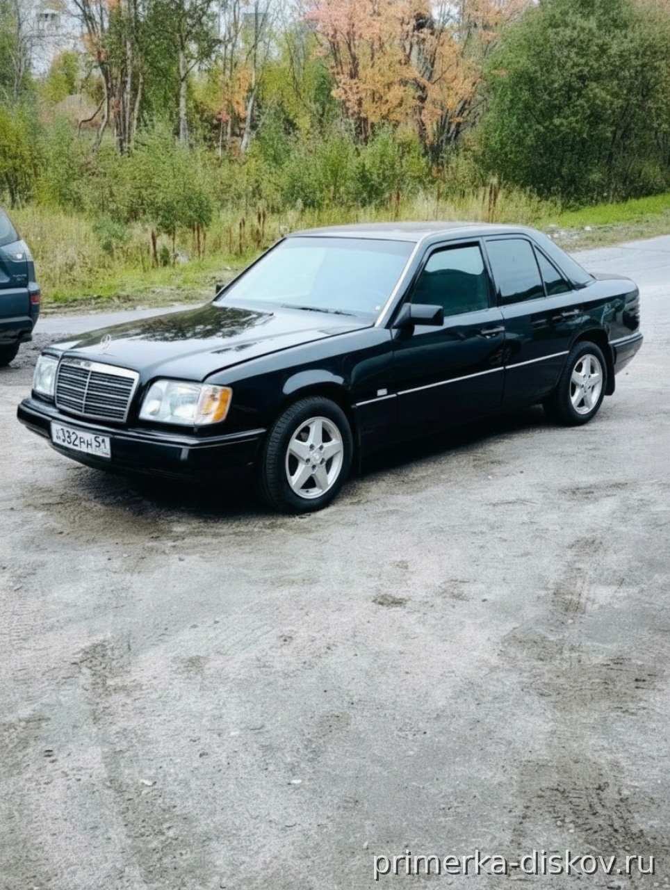Примерка дисков на MERCEDES E-Klasse
