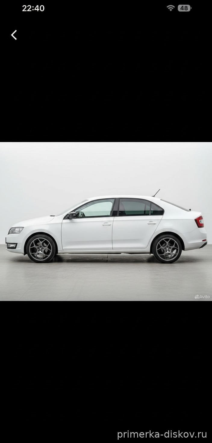 Примерка дисков на SKODA Rapid I/Restyling Liftback 2017-2020