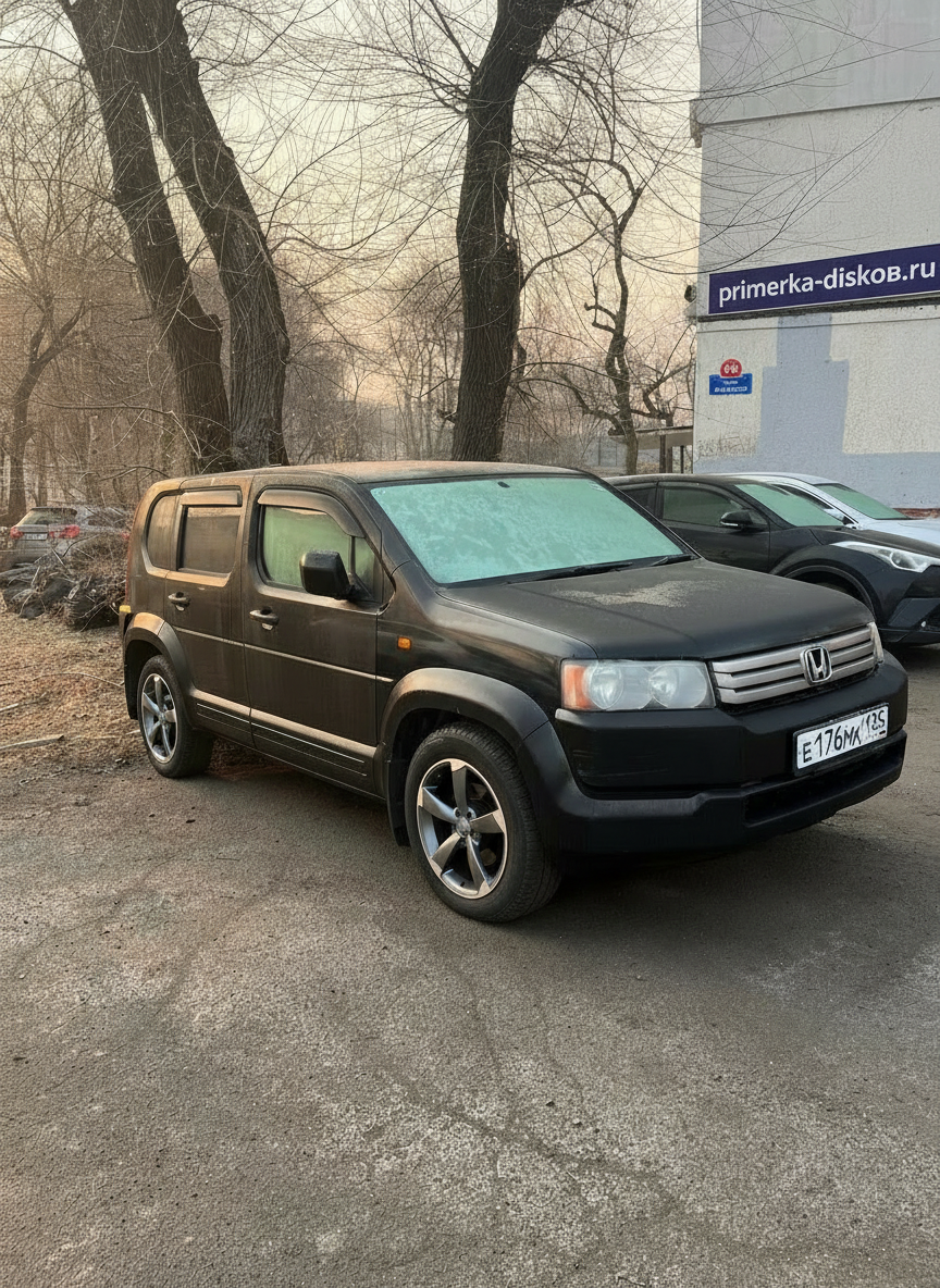 Примерка дисков на HONDA Mobilio Spike GB1/2 2002-2008