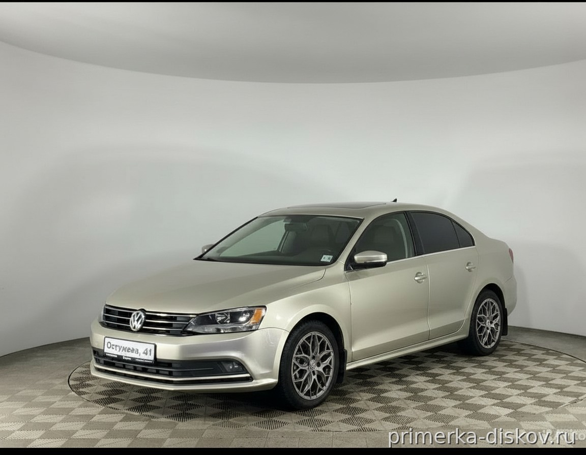 Примерка дисков на VOLKSWAGEN Jetta VI/Restyling Sedan 2015-2019