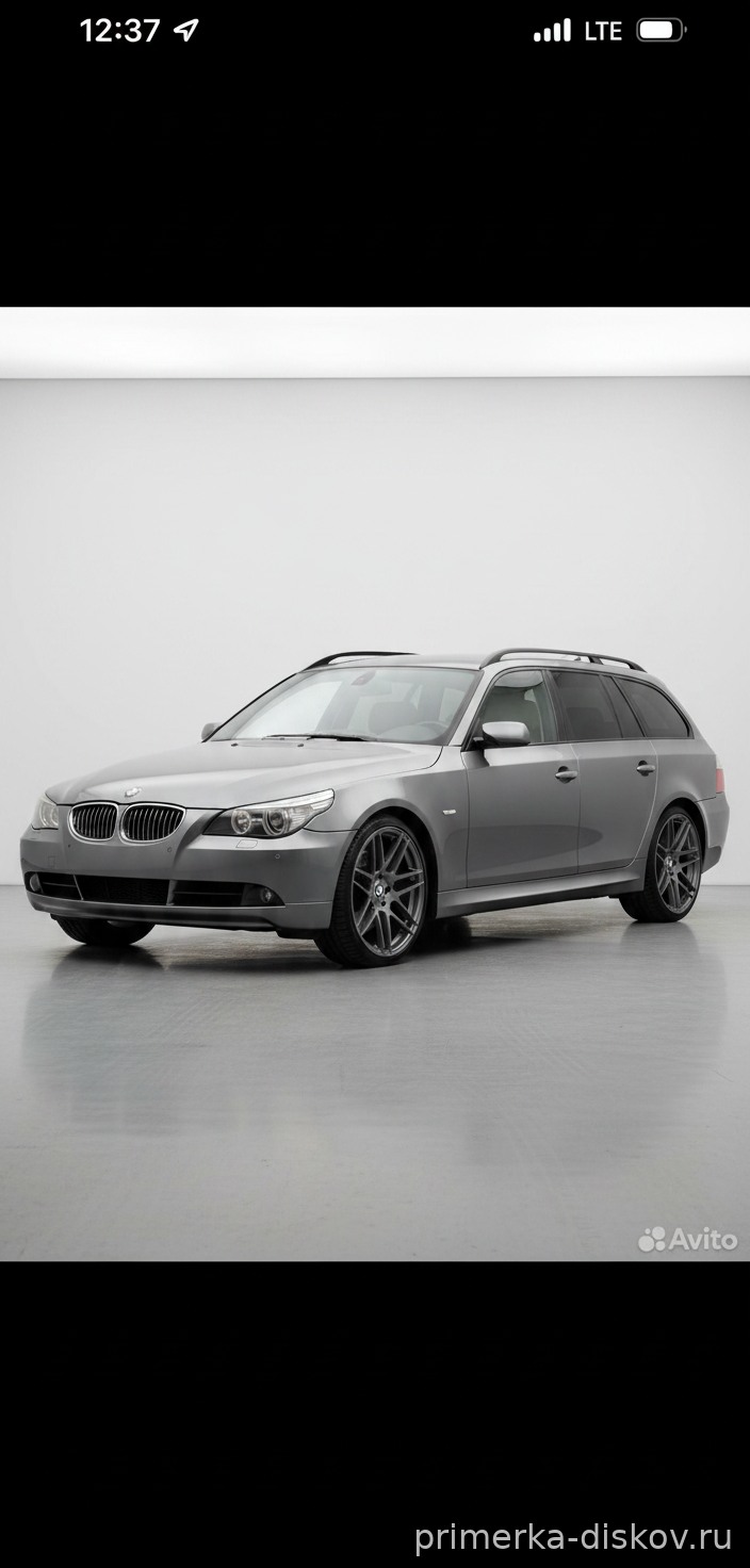Примерка дисков на BMW 5-series E61 Touring 2003-2010