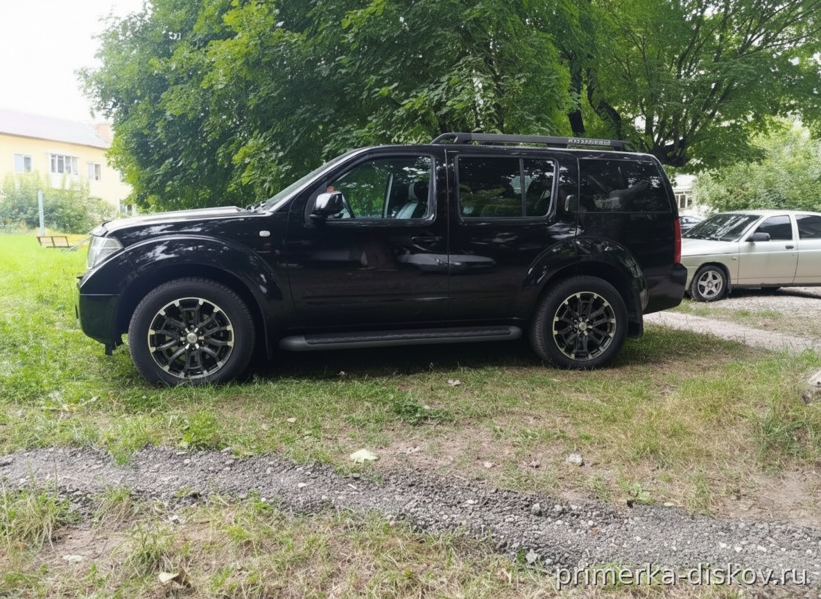 Примерка дисков на NISSAN Pathfinder R51 2005-2014