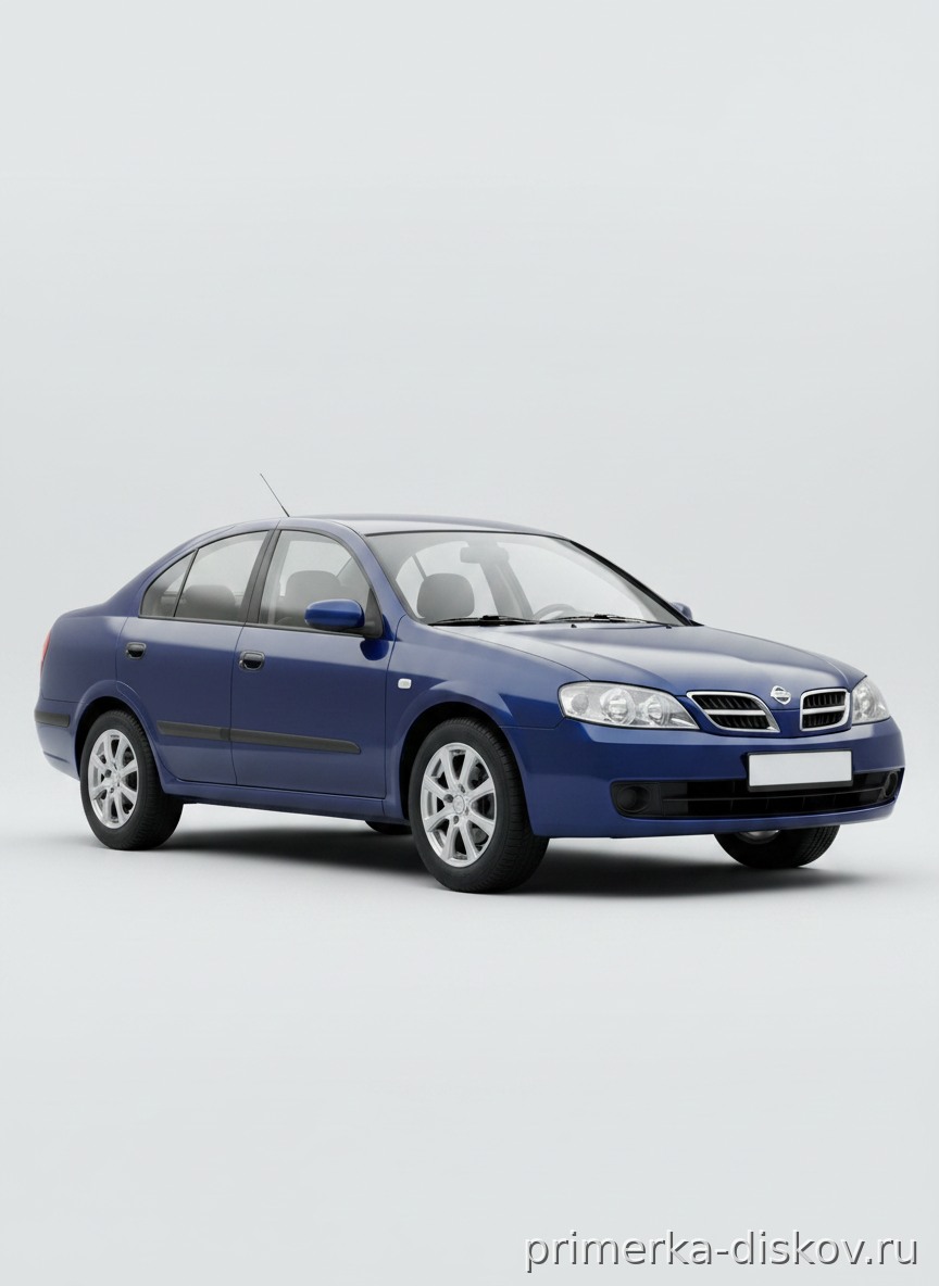 Примерка дисков на NISSAN Almera N16 Sedan 2000-2006
