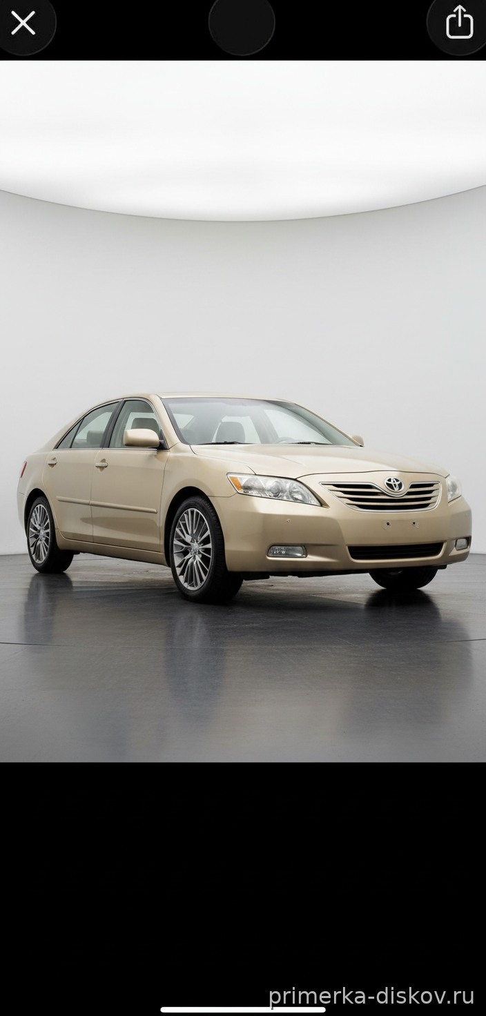 Примерка дисков на TOYOTA Camry XV40 Sedan 2006-2009