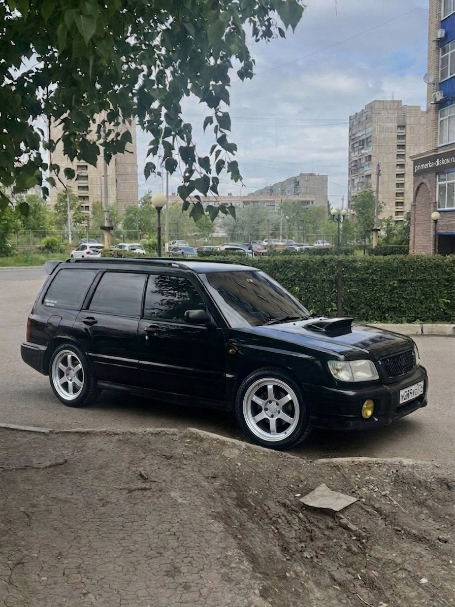 Примерка дисков на SUBARU Forester I (SF) Wagon 1997-2002