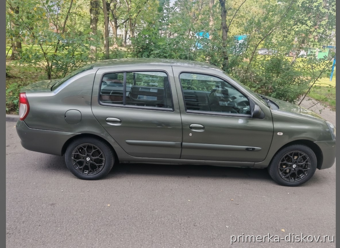 Примерка дисков на RENAULT Clio II