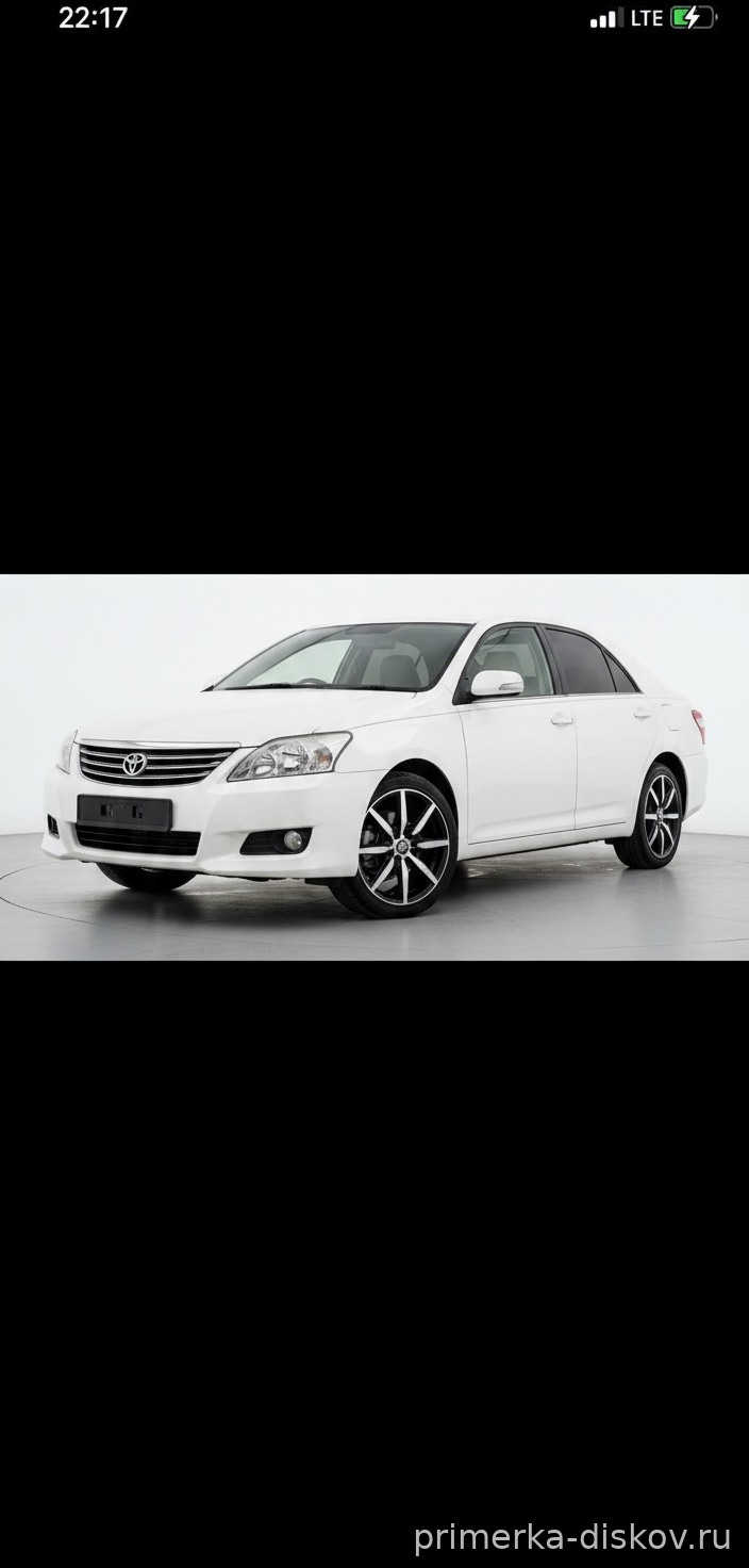 Примерка дисков на TOYOTA Premio T260 Sedan 2007-2016
