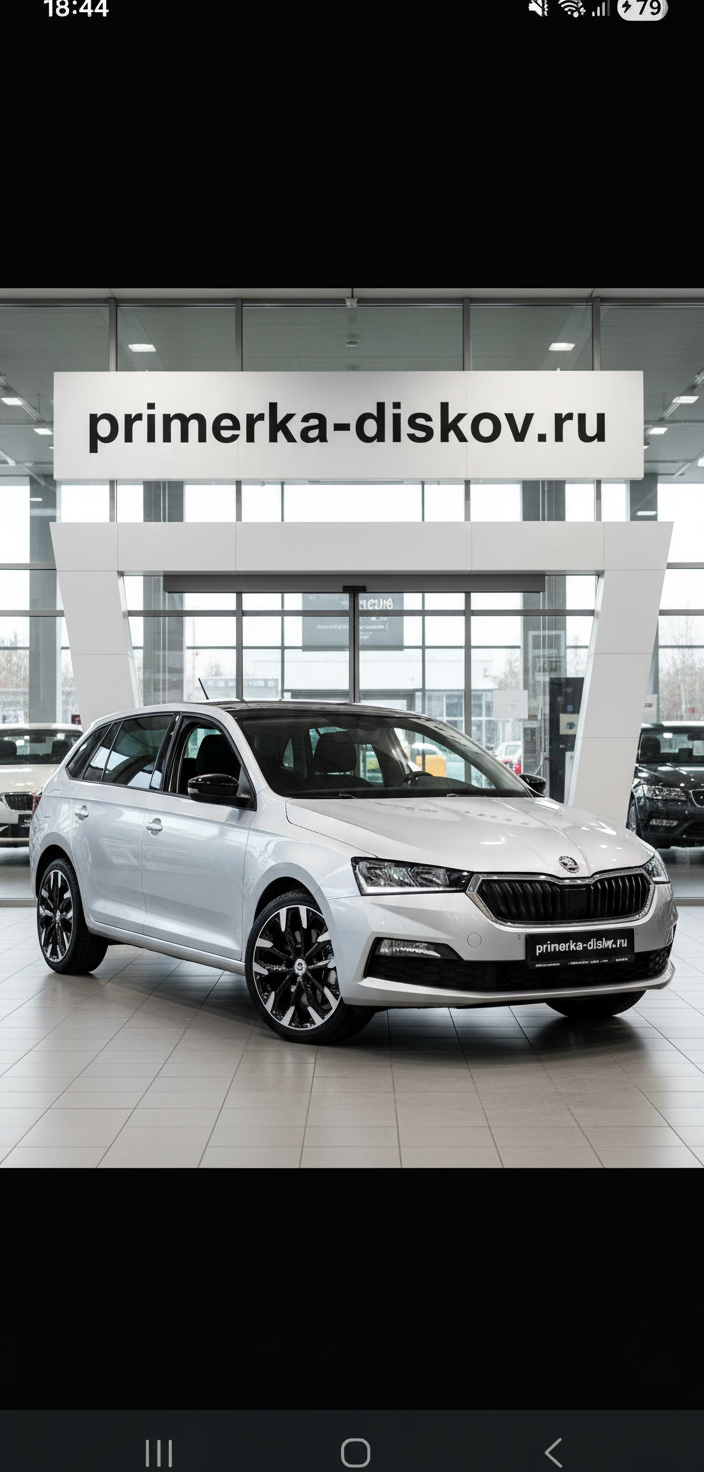 Примерка дисков на SKODA Rapid II Liftback 2020-2023