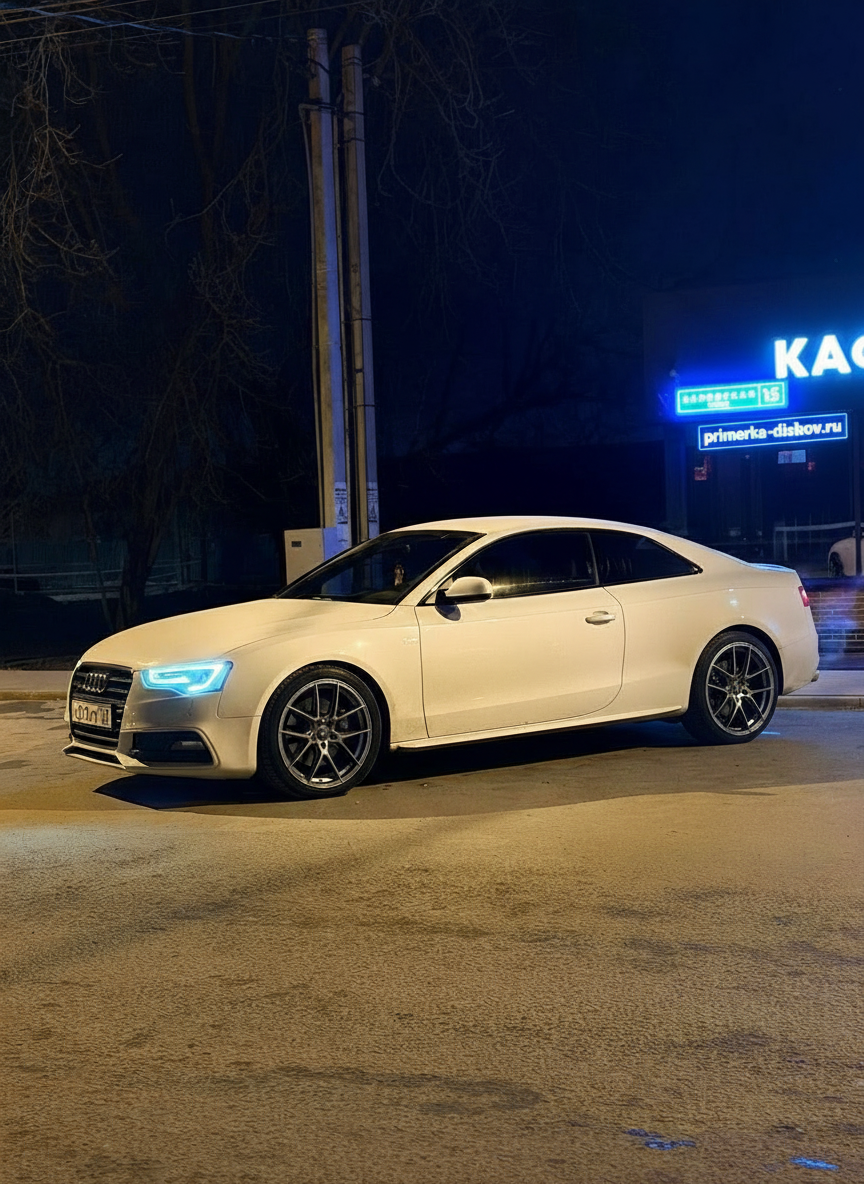 Примерка дисков на AUDI A5 I (8T/Restyling) Coupe 2011-2016