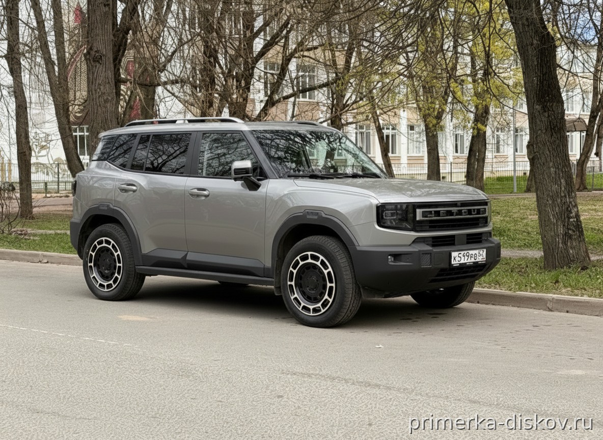 Примерка дисков на JETOUR X90 Plus SUV 2021-2026