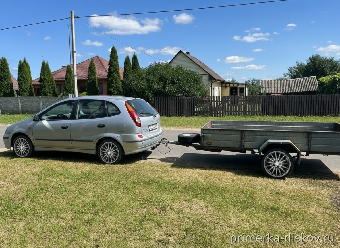 Примерка дисков на NISSAN Almera