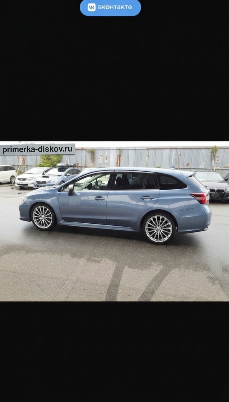 Примерка дисков на SUBARU Impreza