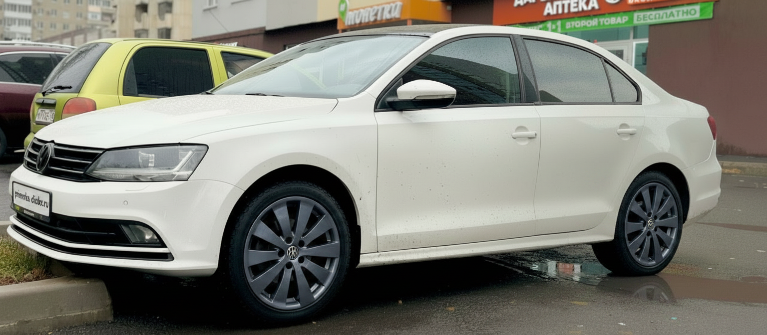 Примерка дисков на VOLKSWAGEN Jetta VI/Restyling Sedan 2015-2019
