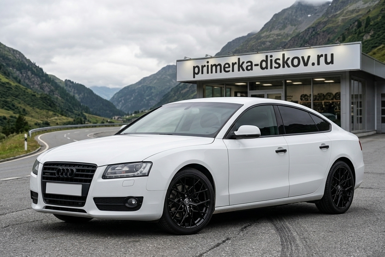 Примерка дисков на AUDI A5 I (8T) Sportback 2009-2011