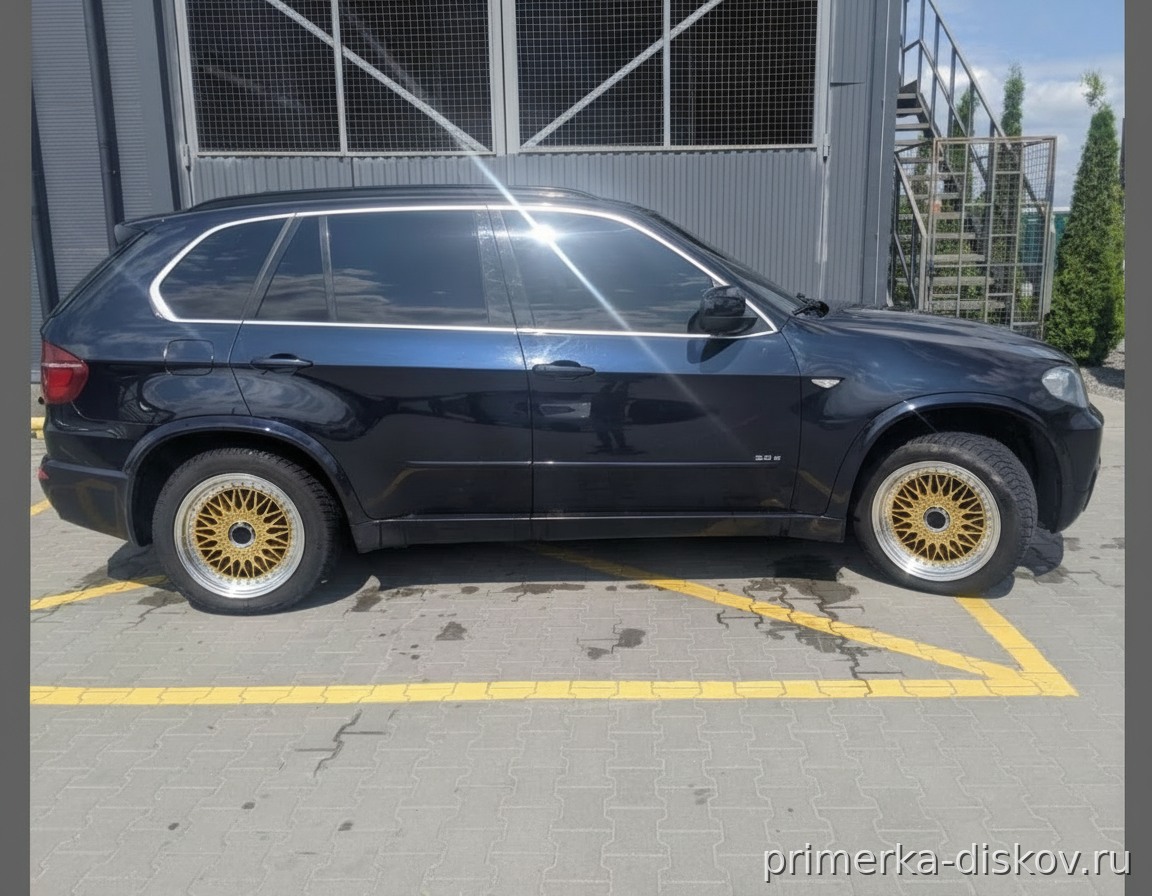 Примерка дисков на BMW X5